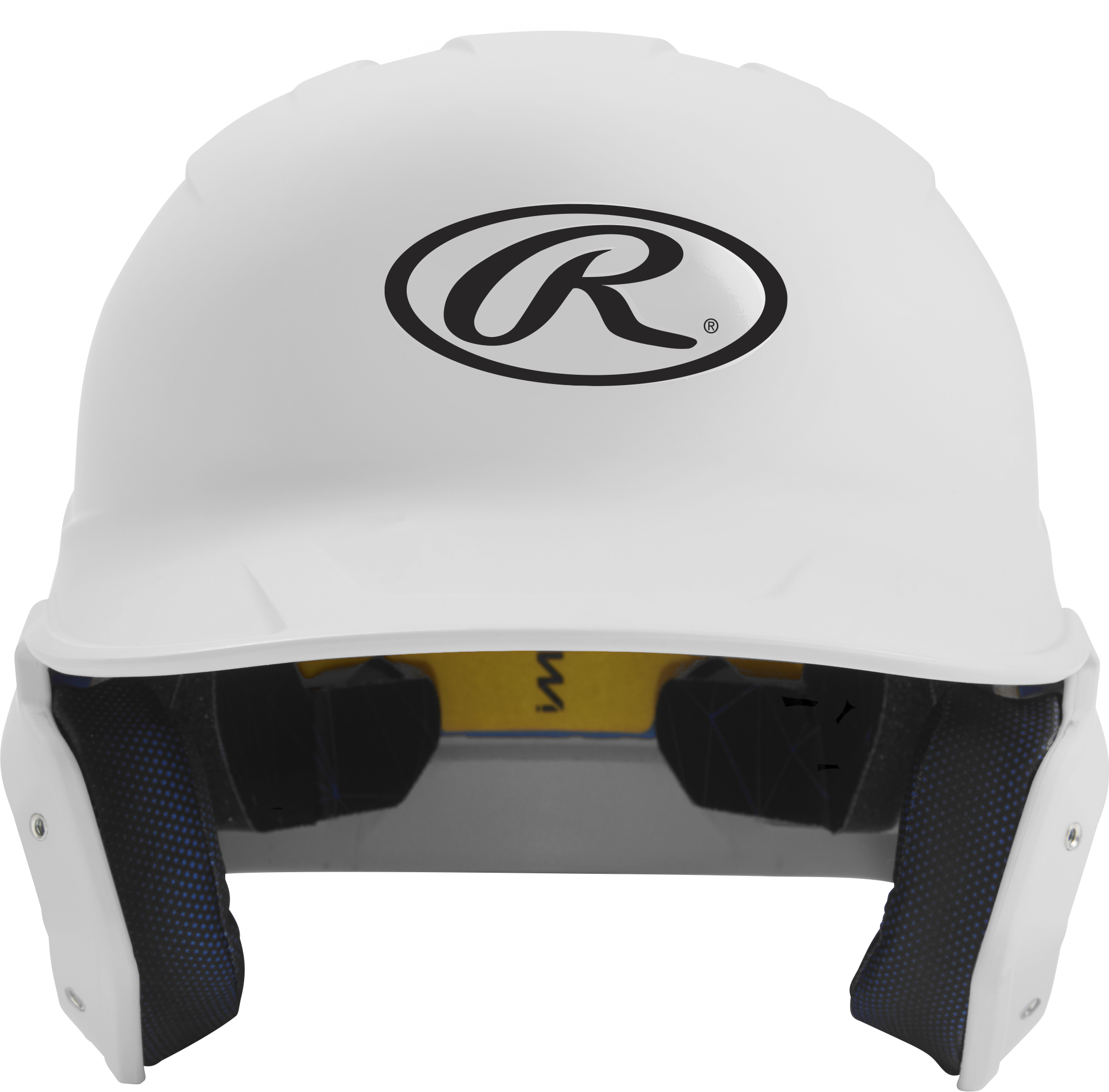 Rawlings Mach Matte Senior Baseball Helmet - White