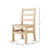 Little Innovator Hardwood Ladder Back Chairs, 12"