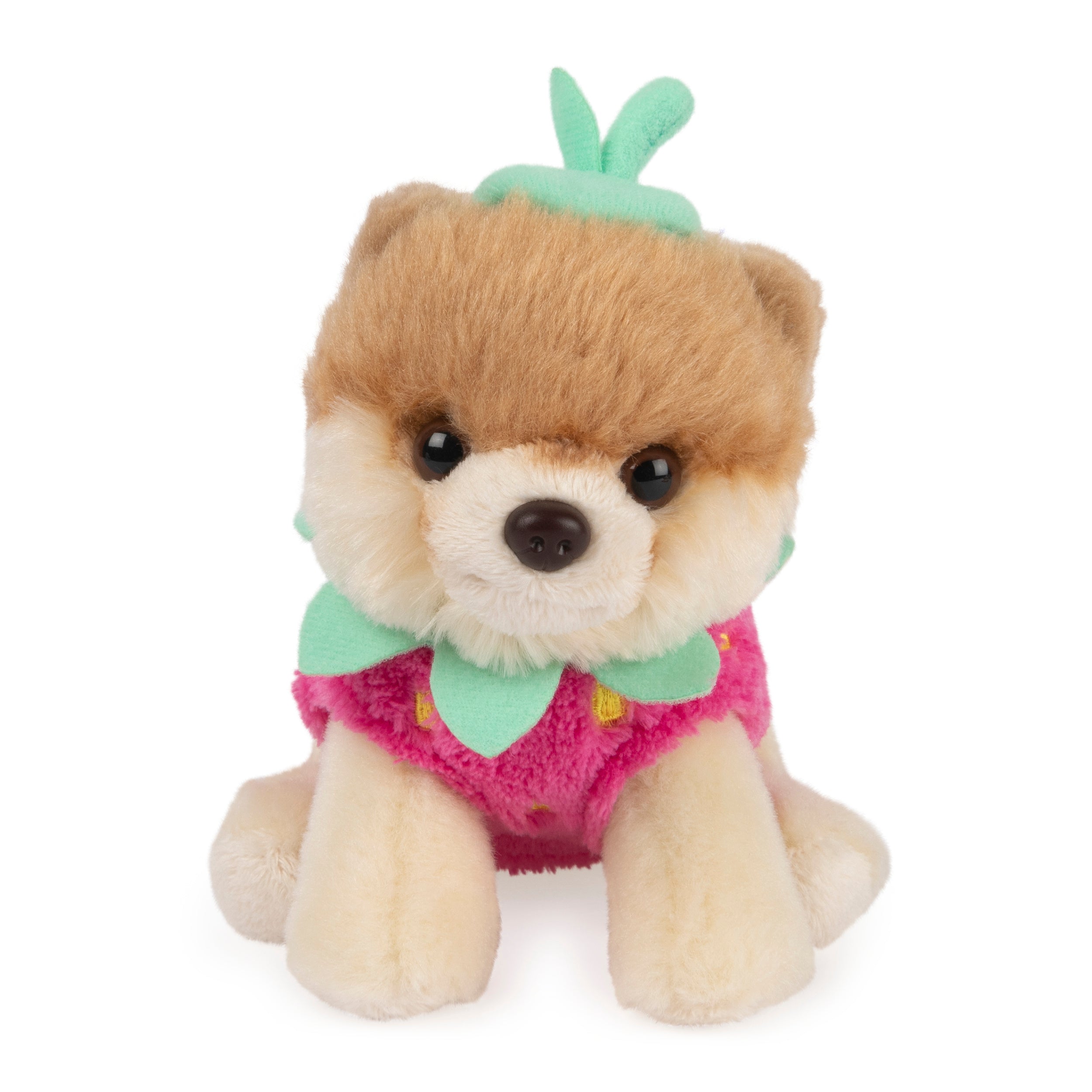 GUND Boo, The World’s Cutest Dog Strawberry Plush Toy, Pomeranian Stuffed Animal for Ages 1 and Up, Spring Decor, 5”