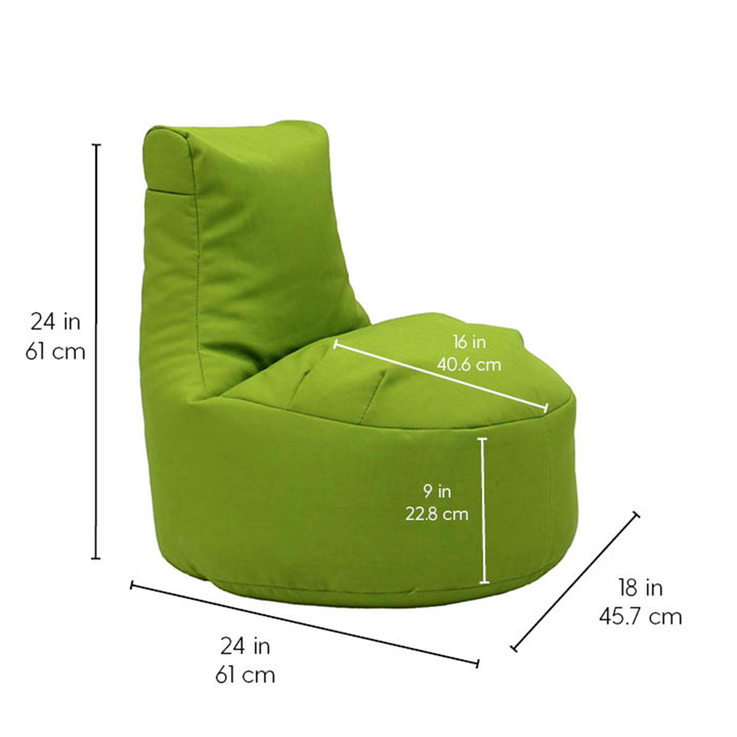 Element Paddle Out Bean Bag - Lime Green