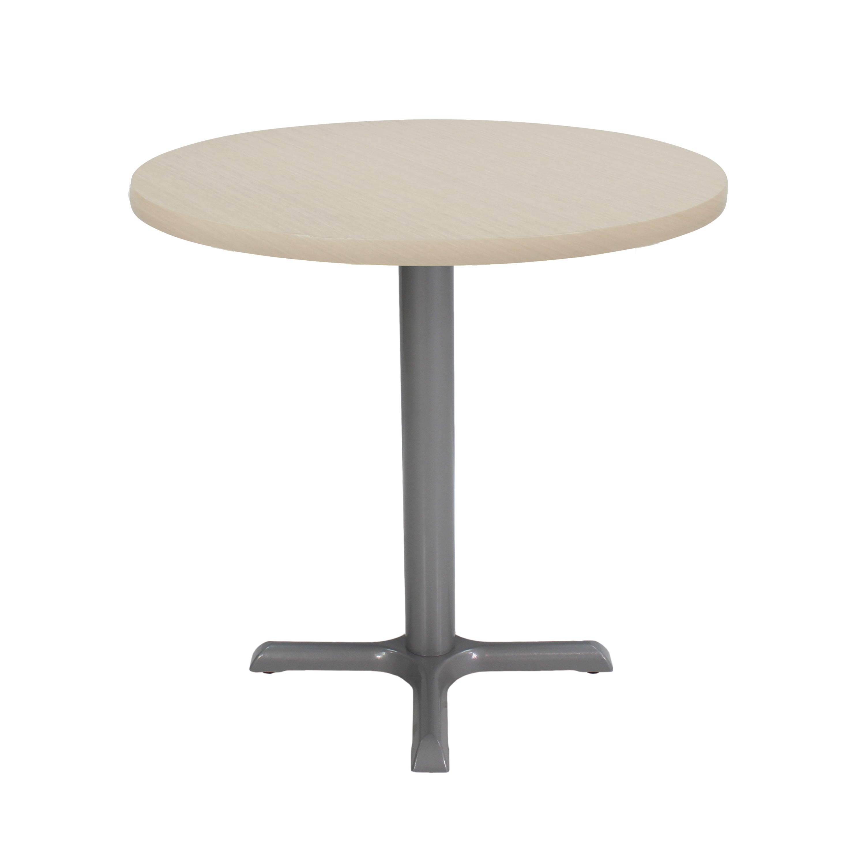 30" Round Cafe Bistro Table - Asian Sand/Silver