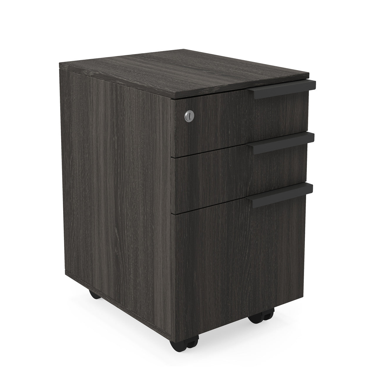 OfficeSource Palisades Mobile Pedestal - Gauntlet Gray