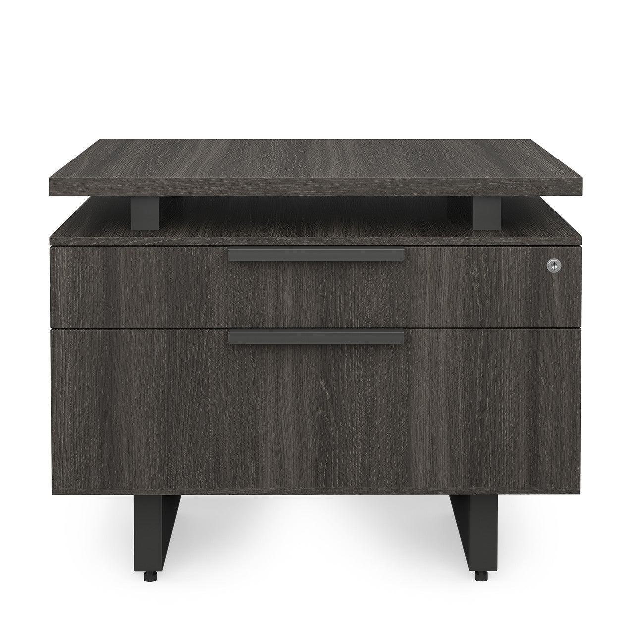 OfficeSource Palisades Two Drawer Lateral File - Gauntlet Gray