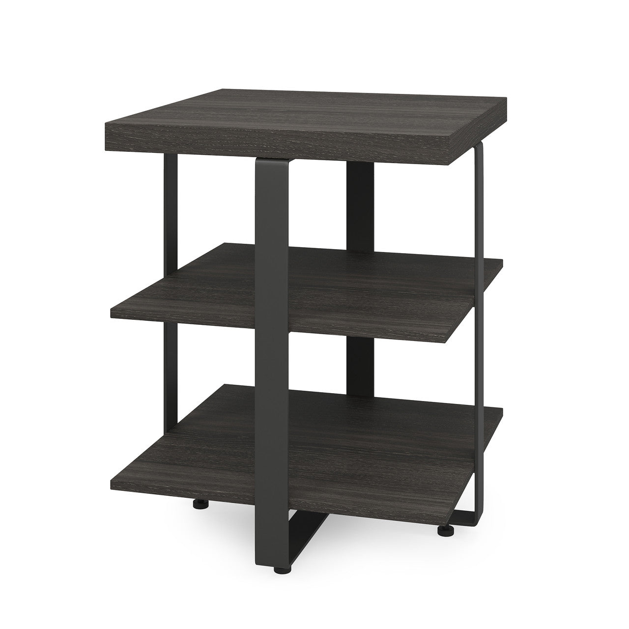 OfficeSource Palisades End Table - Gauntlet Gray
