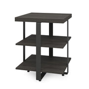 OfficeSource Palisades End Table - Gauntlet Gray