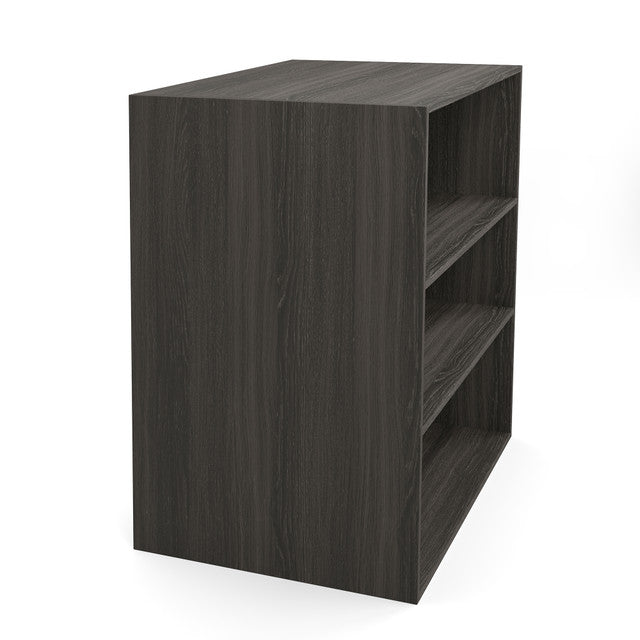 OfficeSource Palisades Bookcase Hutch - 36"W - Gauntlet Gray