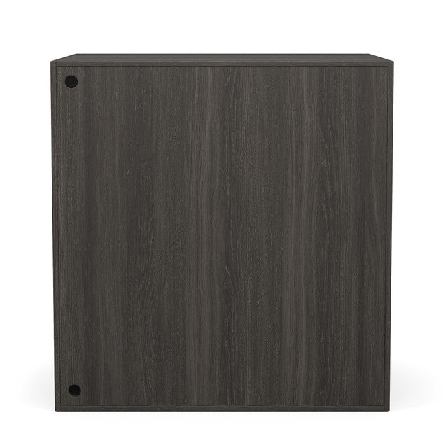 OfficeSource Palisades Optional Glass Doors - For Bookcase/Hutch (#EVS600) - Gauntlet Gray