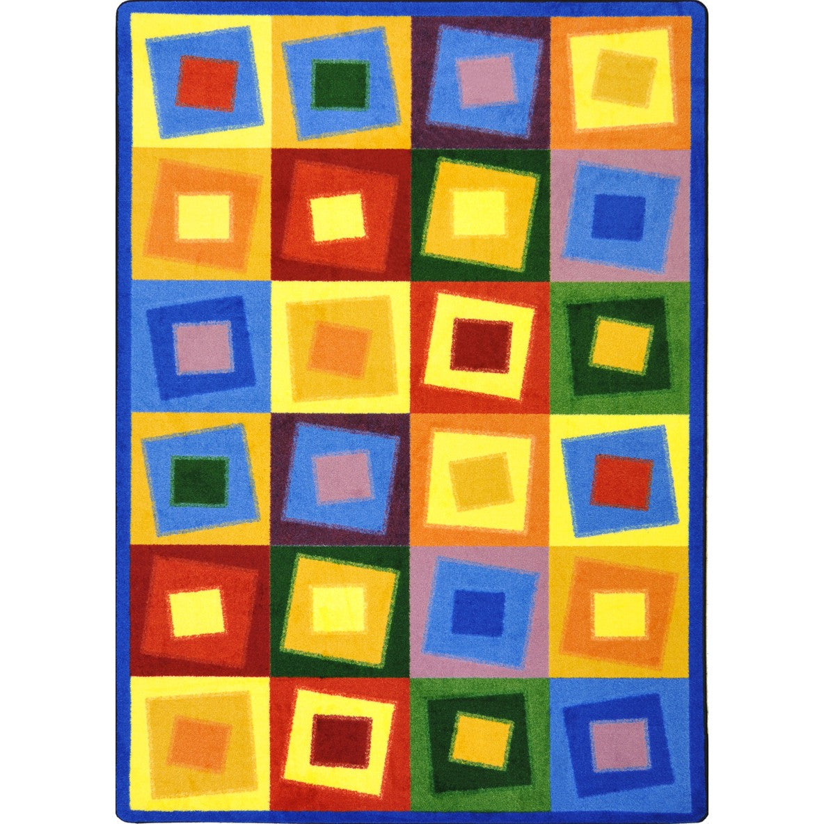 Off Balance 10'9" x 13'2" area rug in color Brights