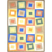 Off Balance 10'9" x 13'2" area rug in color Softs