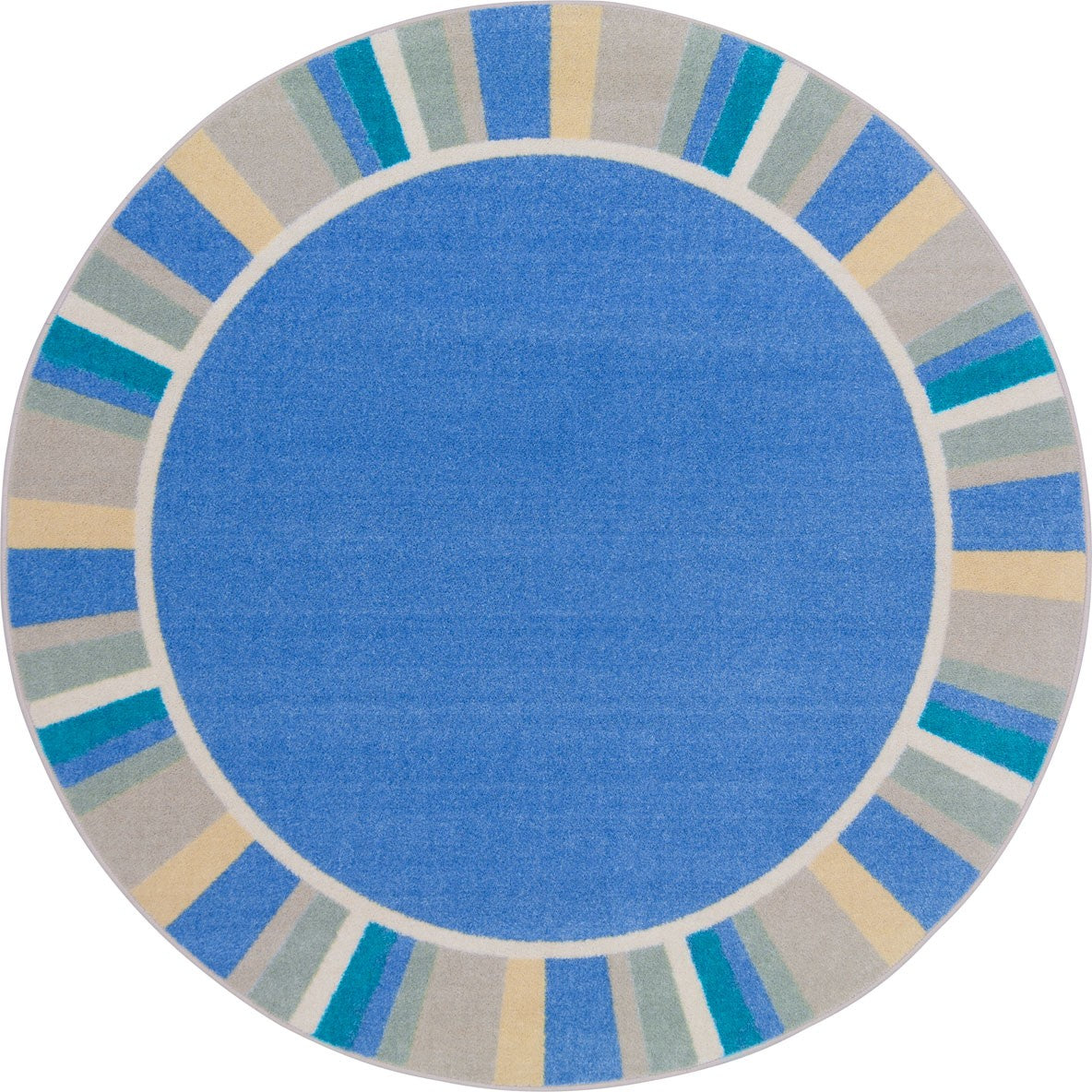 Off the Cuff 13'2" Round area rug in color Light Blue
