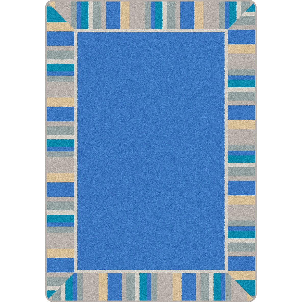 Off the Cuff 3'10" x 5'4" area rug in color Light Blue