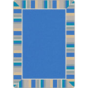 Off the Cuff 7'8" x 10'9" area rug in color Light Blue