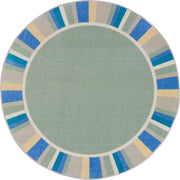 Off the Cuff 7'7" Round area rug in color Sage