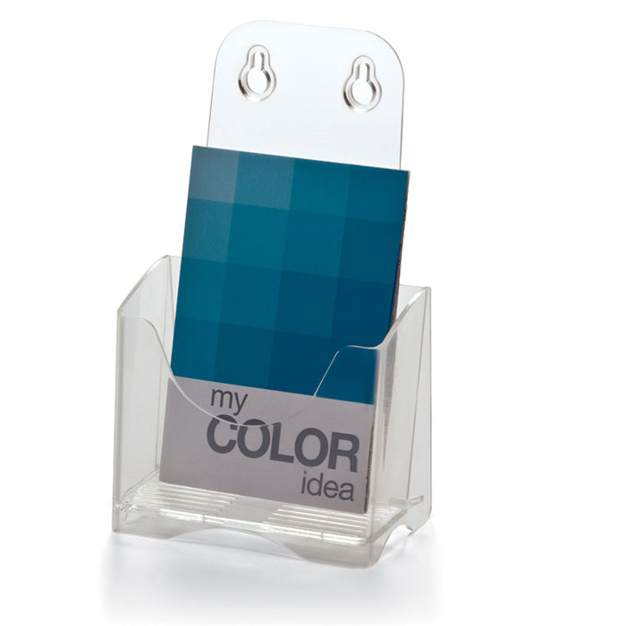 Leaflet Holder, Single Pocket, Fits 4 1/8"W Leaflets