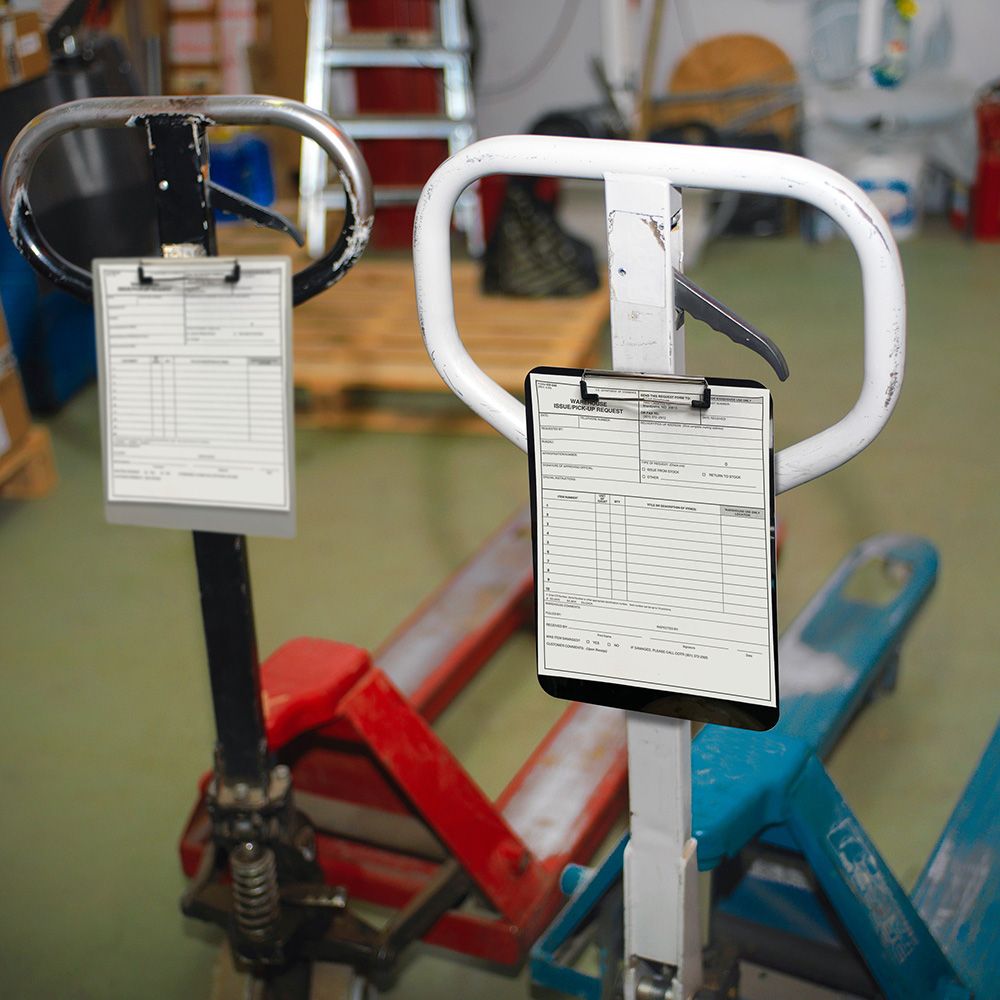 Magnetic Clipboard, Aluminum, Letter Size w/Low Profile Clip