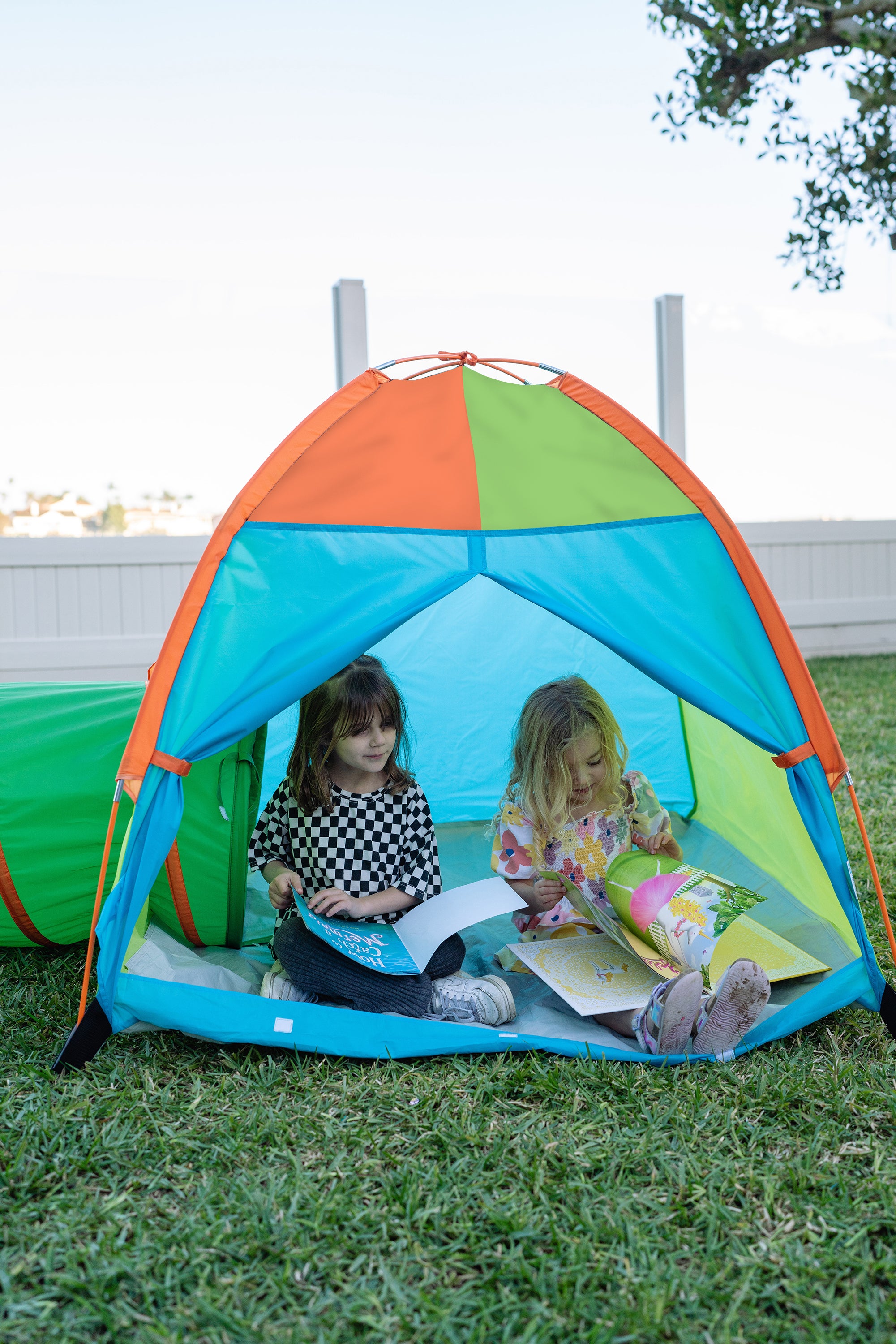 Color Wave Tent + Tunnel Combo