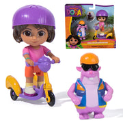 Dora, Zoom & Explore Adventure Pack with Dora & Tico Toy Figures & 3-Wheeled Scooter Accessory, Kids Toys for Girls & Boys Ages 3 and Up