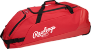 Rawlings Workhorse Wheeled Equipment Bag - Scarlet