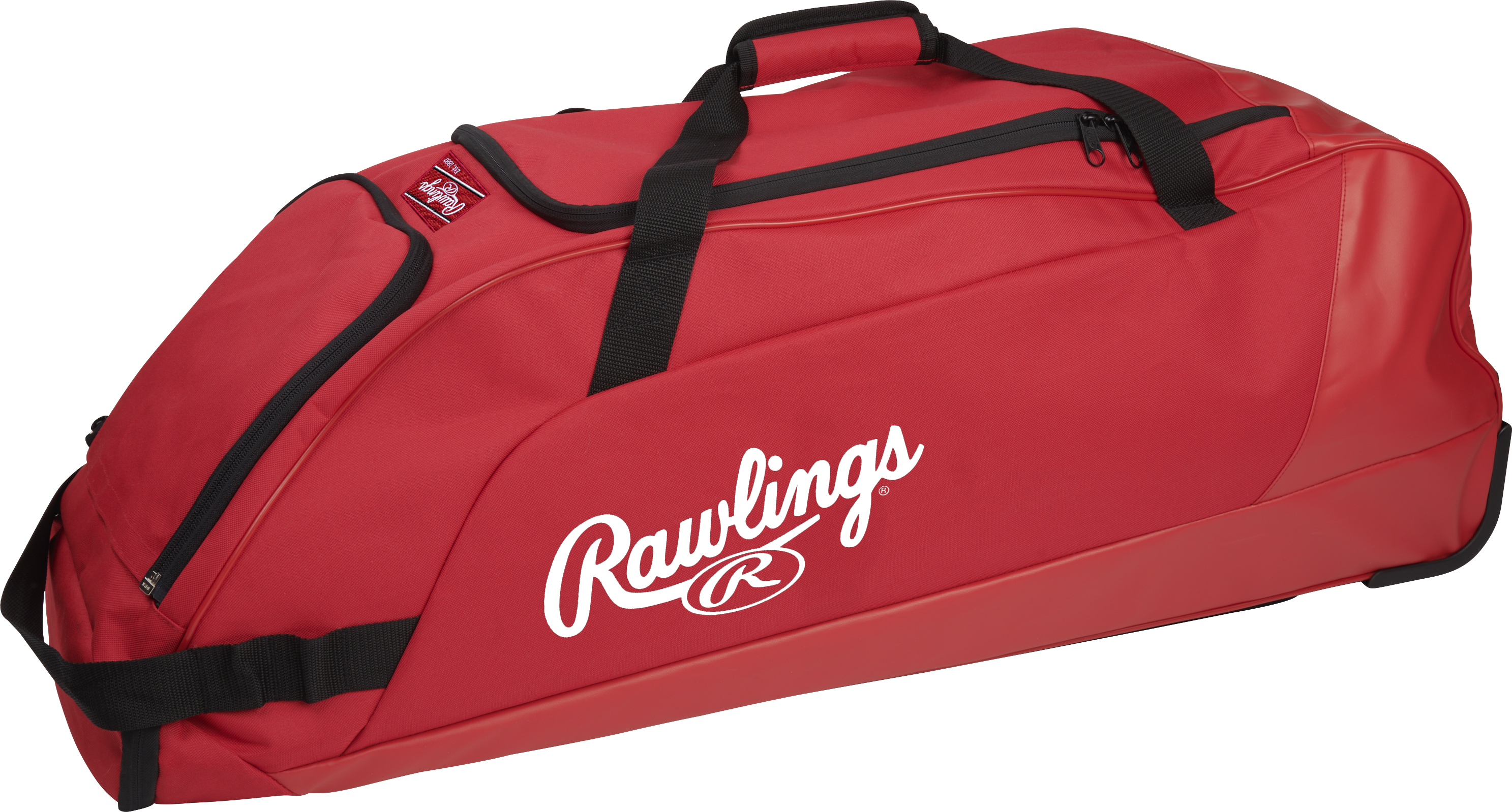 Rawlings Workhorse Wheeled Equipment Bag - Scarlet
