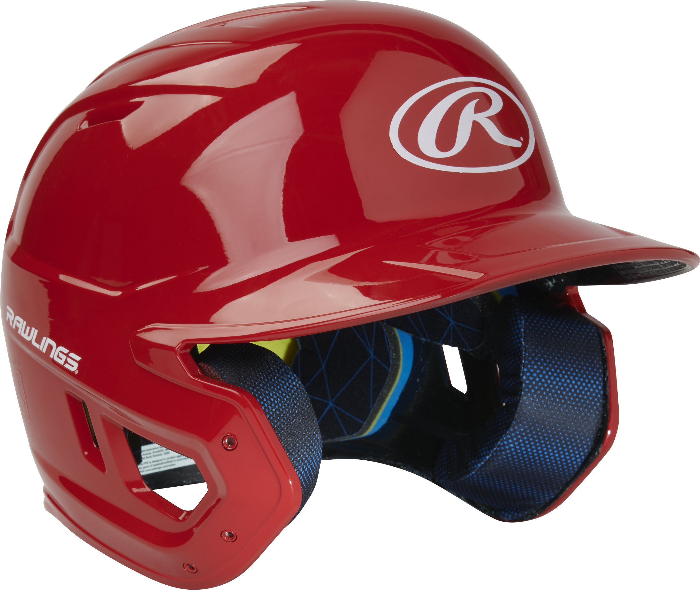 Rawlings Mach Gloss Junior Baseball Helmet - Scarlet
