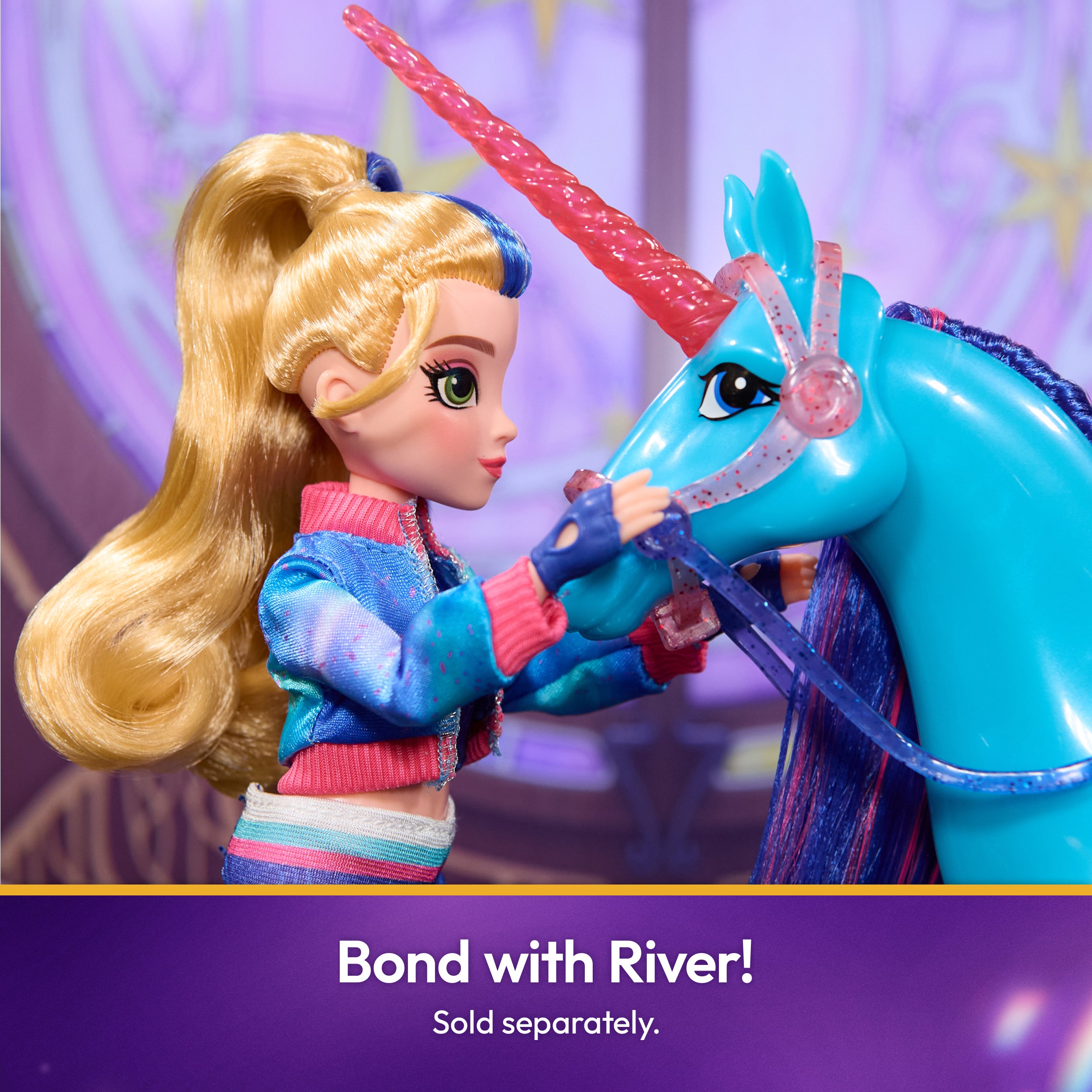 Unicorn Academy, Power of Friendship Isabel Doll with Trophy, Medal & 5 Fashion Accessories, 9.5”, Dolls & Unicorn Toys for Girls Ages 4 and up