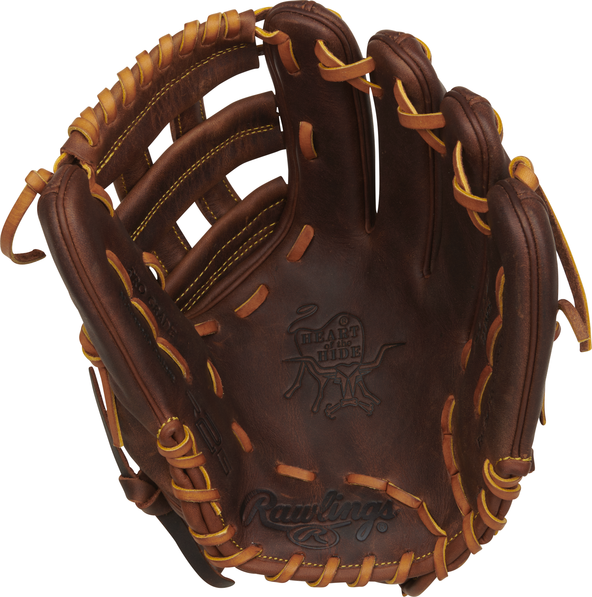 Rawlings Heart Of The Hide Series 12-Inch Baseball Glove - Left Hand Thrower - Timberglase