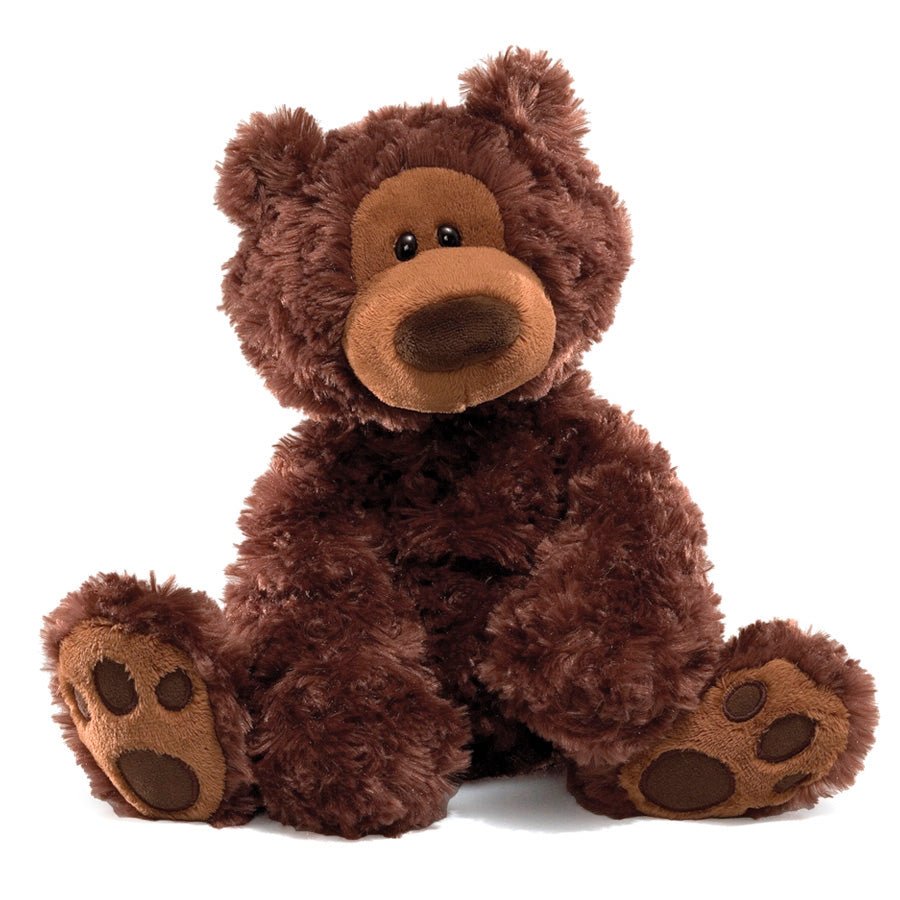 GUND Philbin Classic Teddy Bear, Premium Stuffed Animal for Ages 1 and Up, Chocolate Brown, 12”