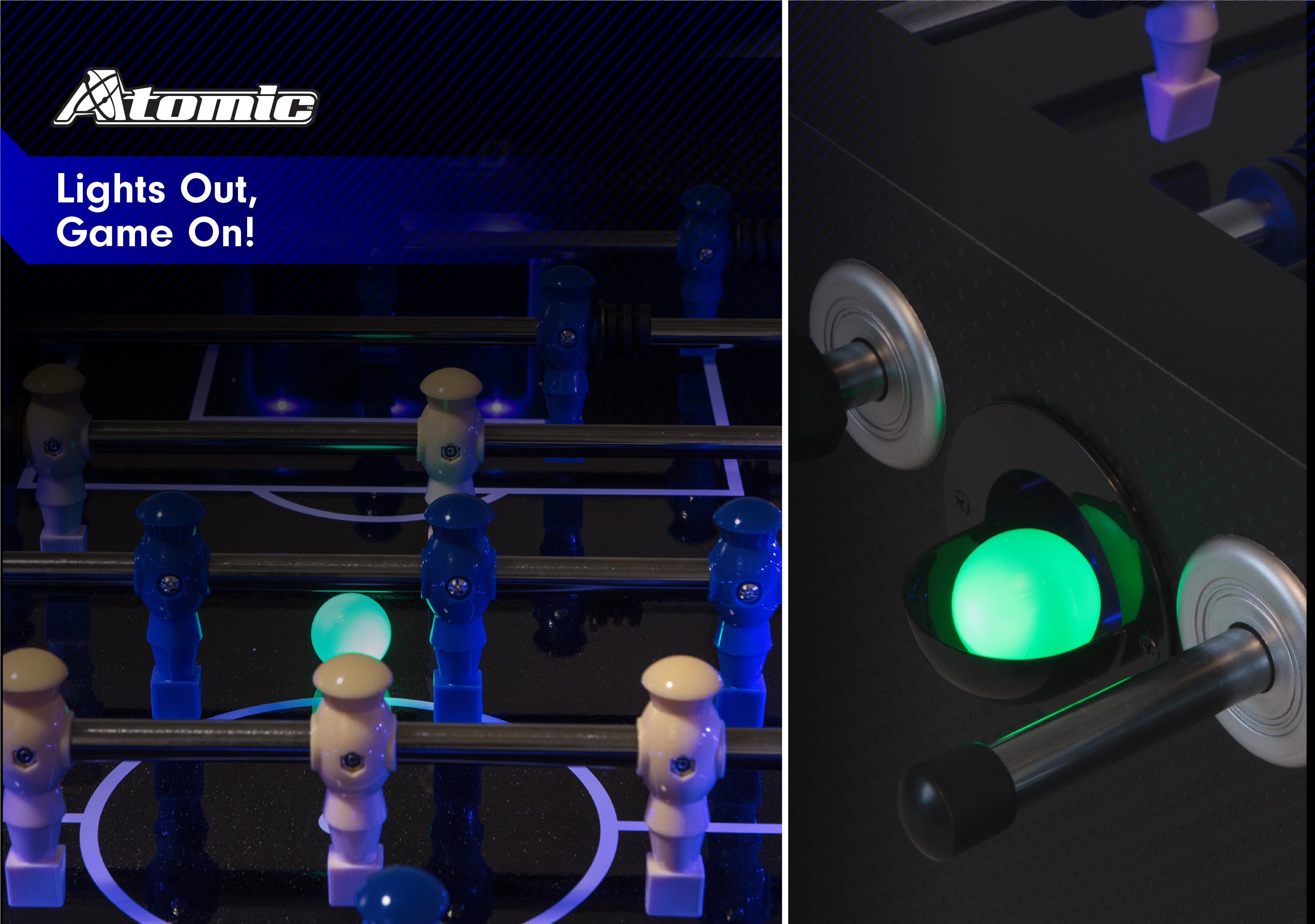 Atomic Atomic Azure Foosball Table
