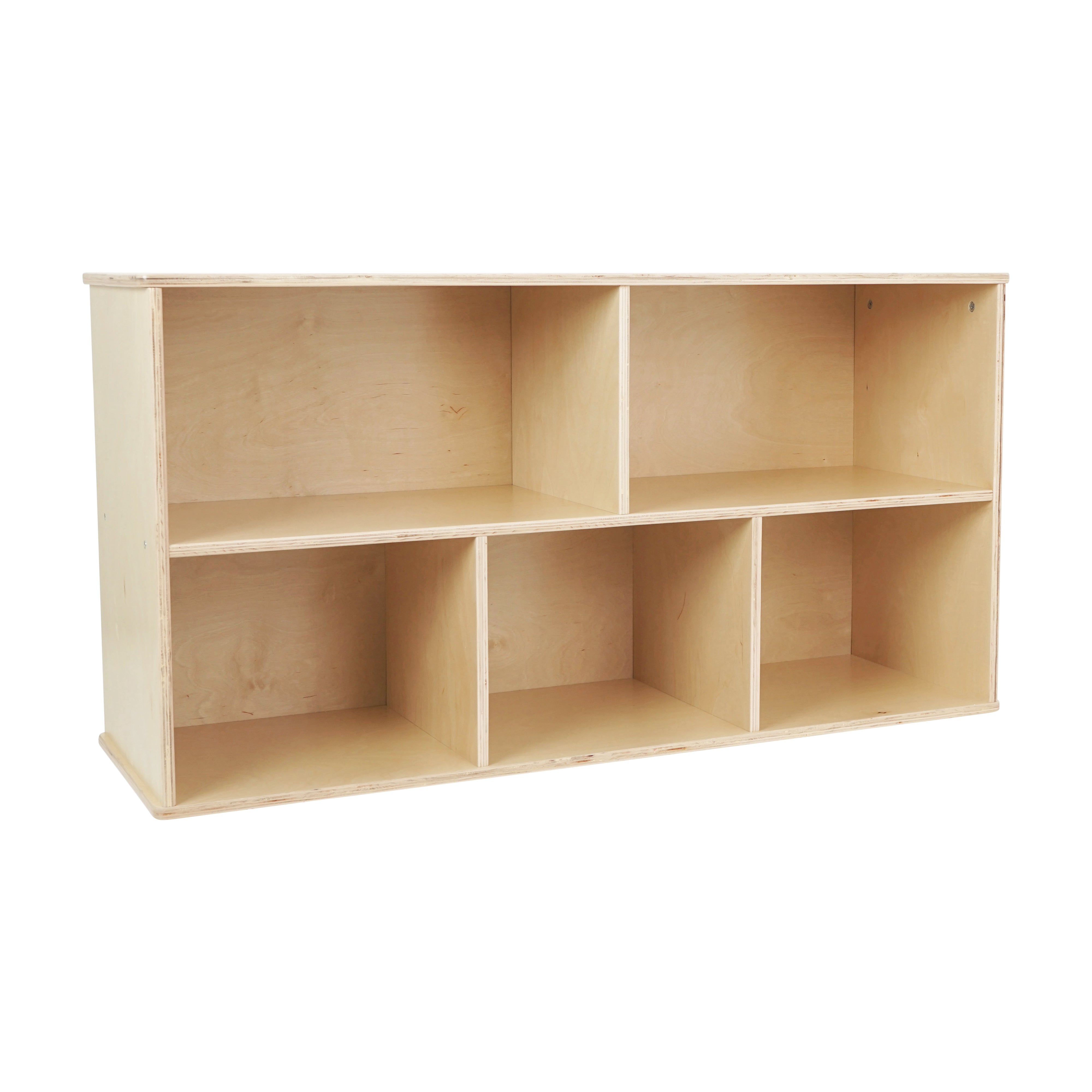 Birch 5-Compartment Storage Cabinet 24" Height