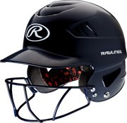 Rawlings Coolflo Youth Batting Helmet With Face Guard - Osfm - Black