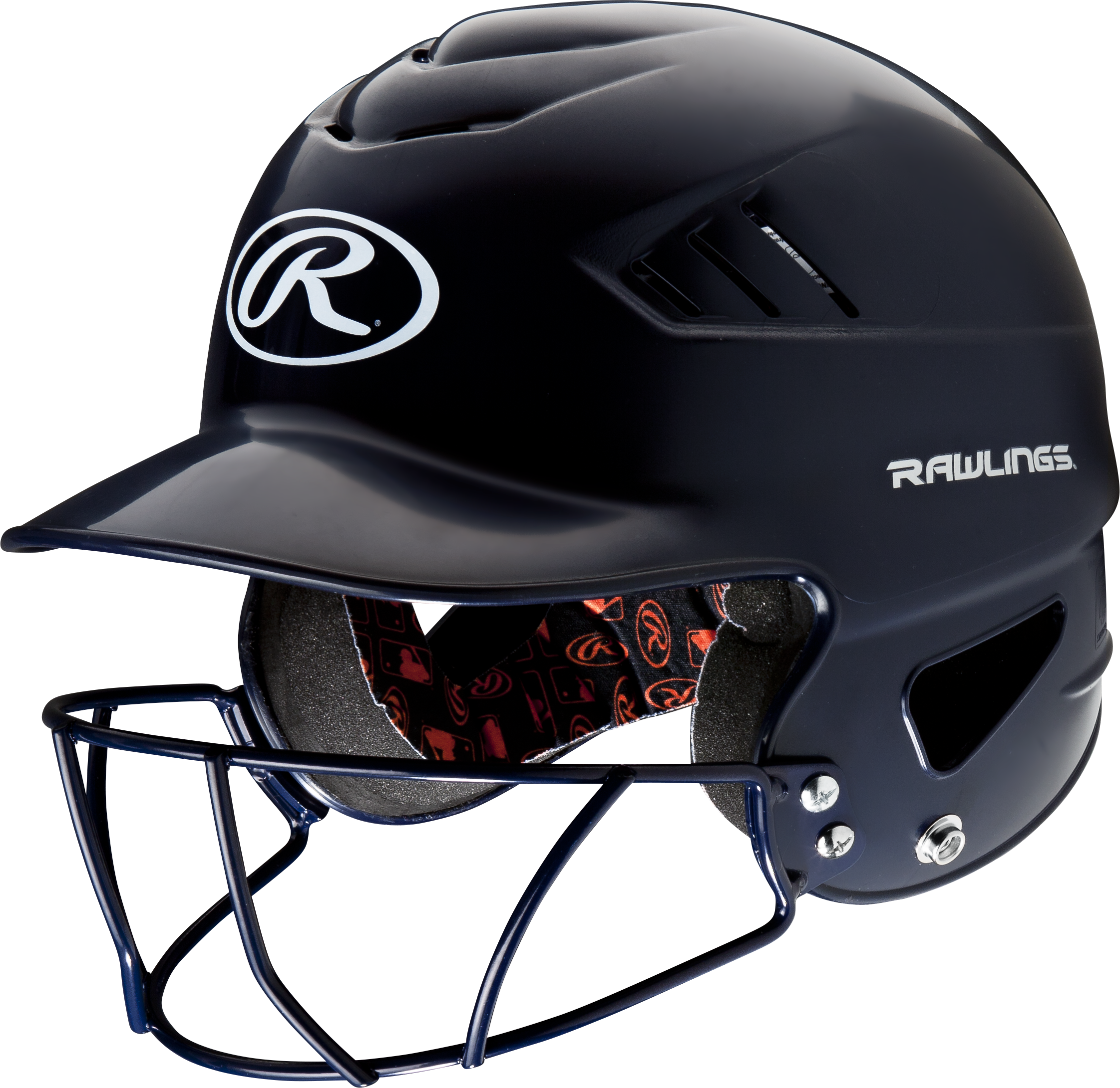 Rawlings Coolflo Youth Batting Helmet With Face Guard - Osfm - Black