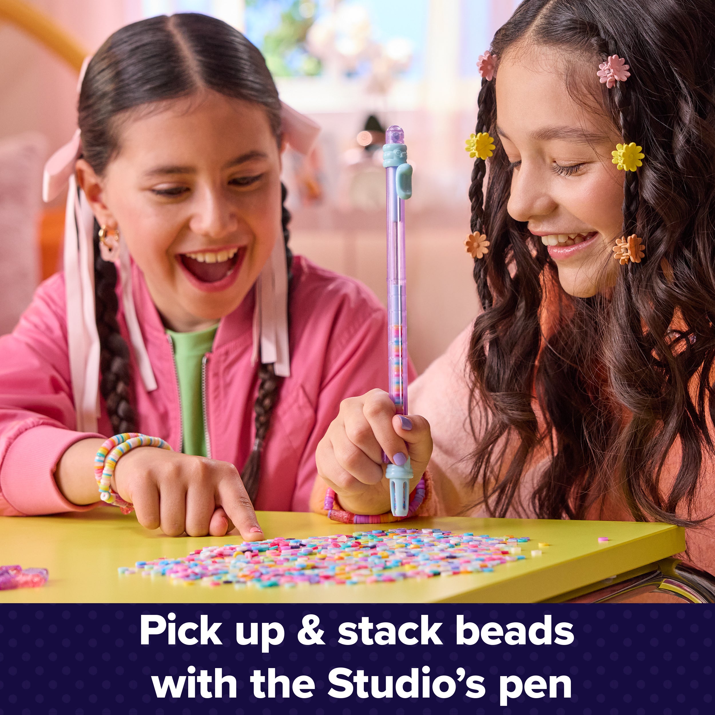 Cool Maker, Stack’d Heishi Expansion Pack, Bracelet Making Kit with over 1300 Beads for Bracelets, Makes 15, Arts and Crafts Kids Toys for Girls Ages 7 and up