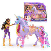 Unicorn Academy, Sophia & Wildstar Power of Friendship Set, Translucent Saddle & 2 Power Accessories, Dolls & Unicorn Toys for Girls Ages 4 and up