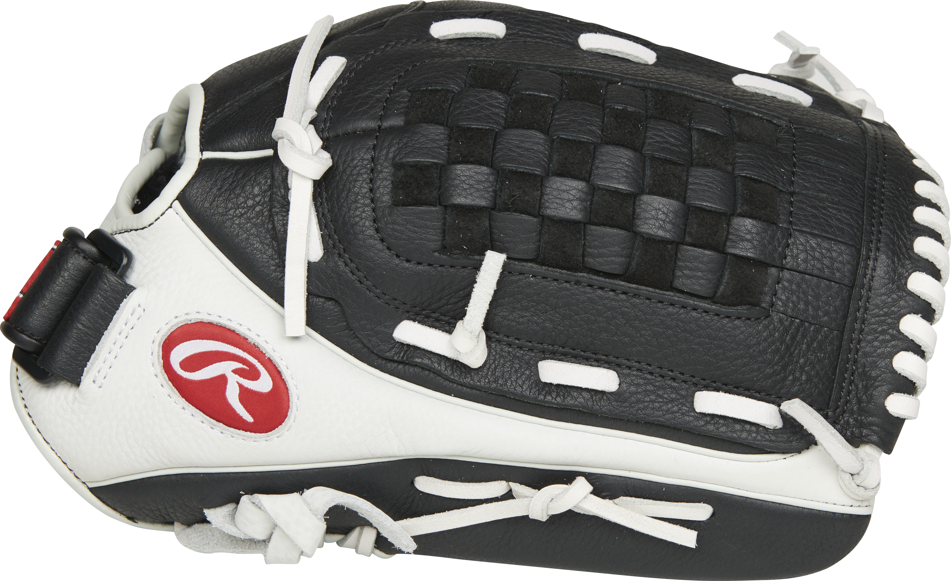 Rawlings Shut Out Series 13-Inch Softball Glove  - Right Hand Thrower - Black/White