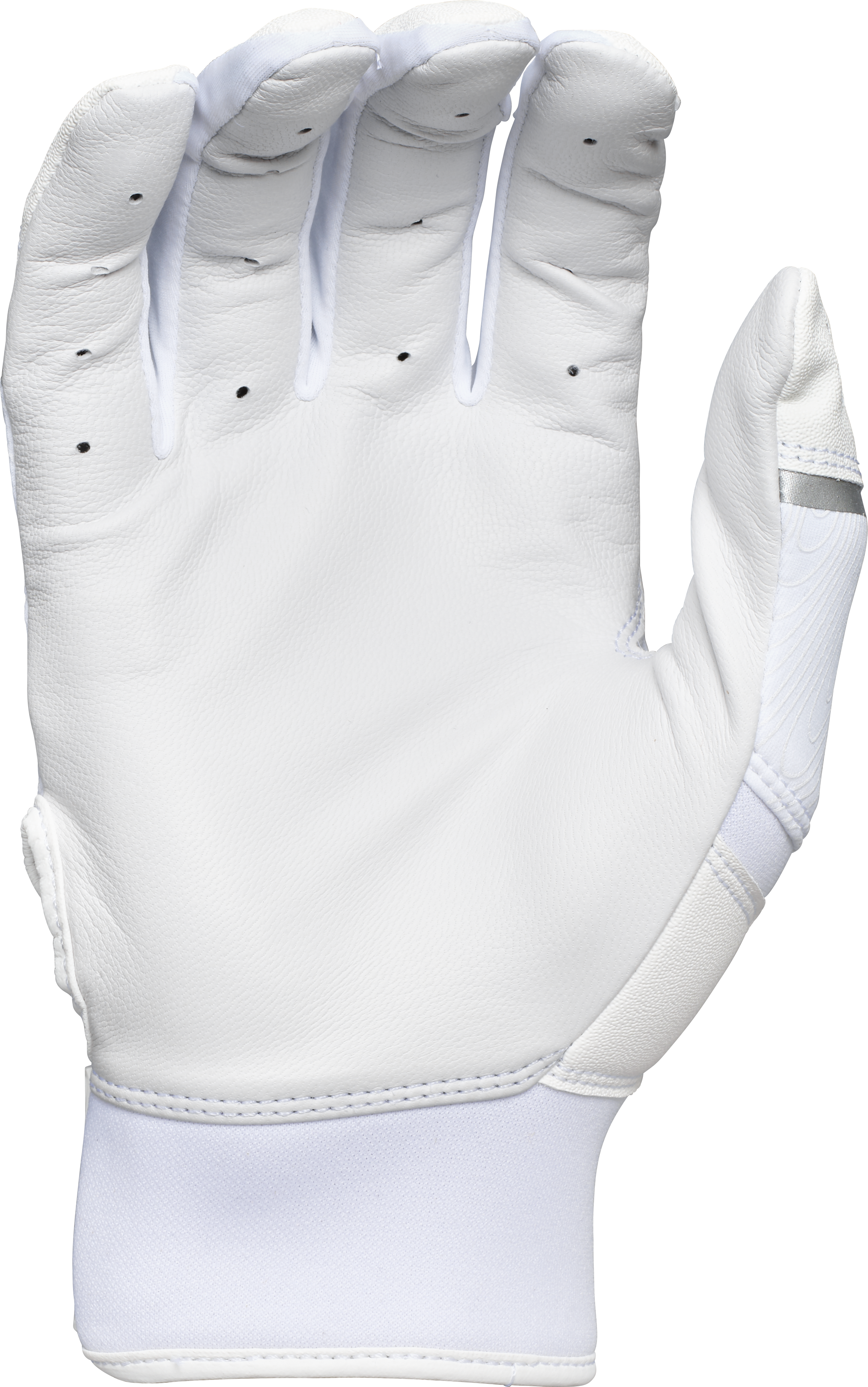 Rawlings Adult Clout  Batting Gloves - Small - White/White