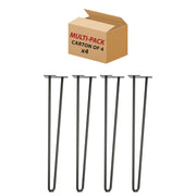 OfficeSource Conference/Multi-Purpose Tables 28" High Hairpin Leg - Box of 4 - Black