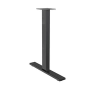 OfficeSource Conference/Multi-Purpose Flat Base T Leg - For 24"D Tops - Set of 2 - Black