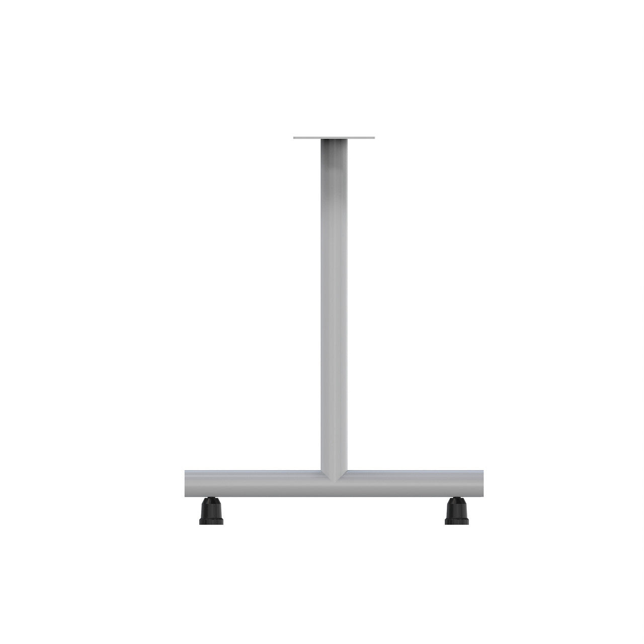 OfficeSource Training Tables 28" High T Leg (For 24" tops) - Silver