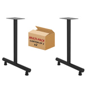OfficeSource Training Tables 28" High T Leg (For 30" tops) - Black