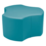 Pro Series Upholstered Cog Ottoman 18" Height - Teal