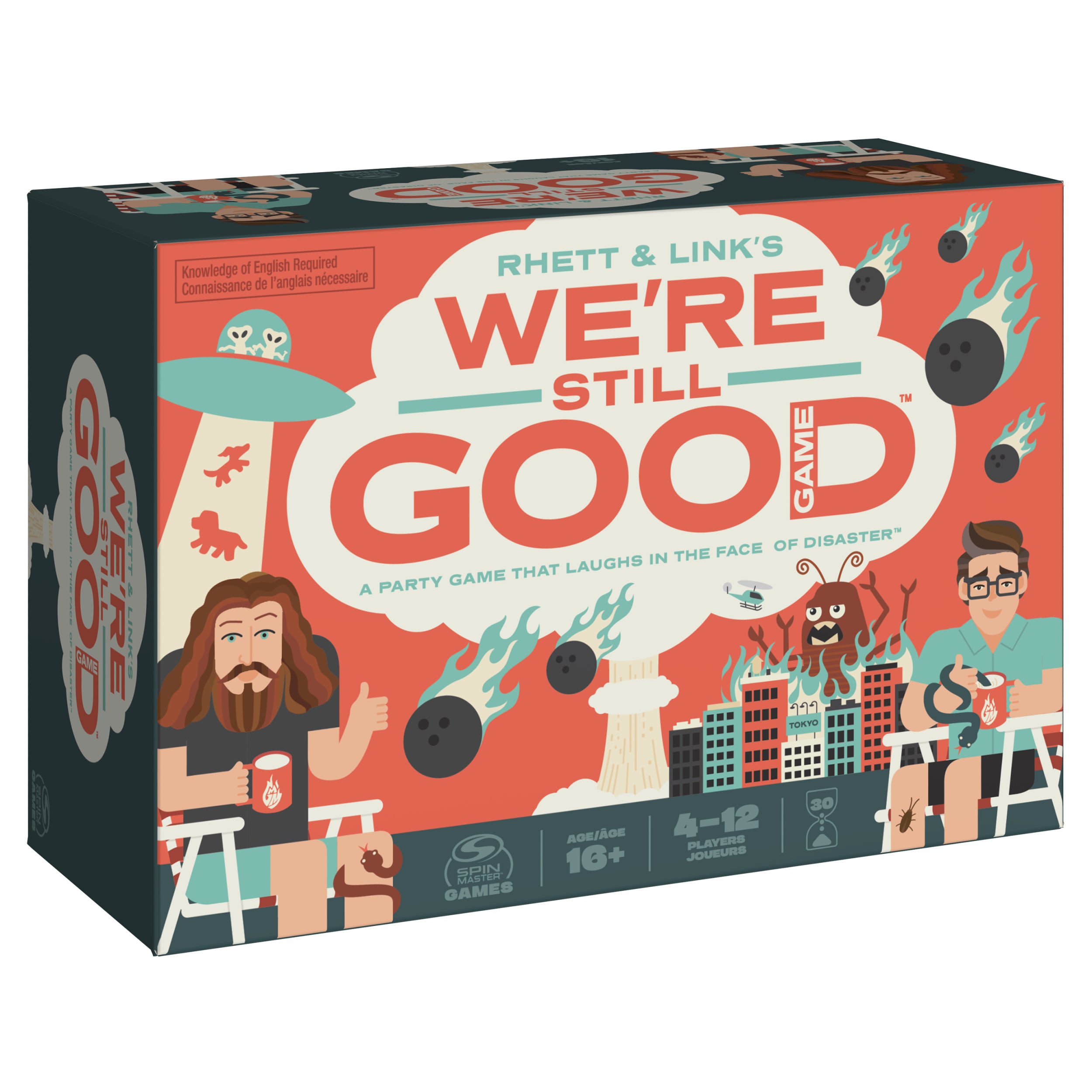Spin Master Games, Rhett & Link We’re Still Good Party Game, for Fans of the Comedy YouTube Show Good Mythical Morning, Hilarious & Memeable Play, 4-12 Players, Ages 16 & Up