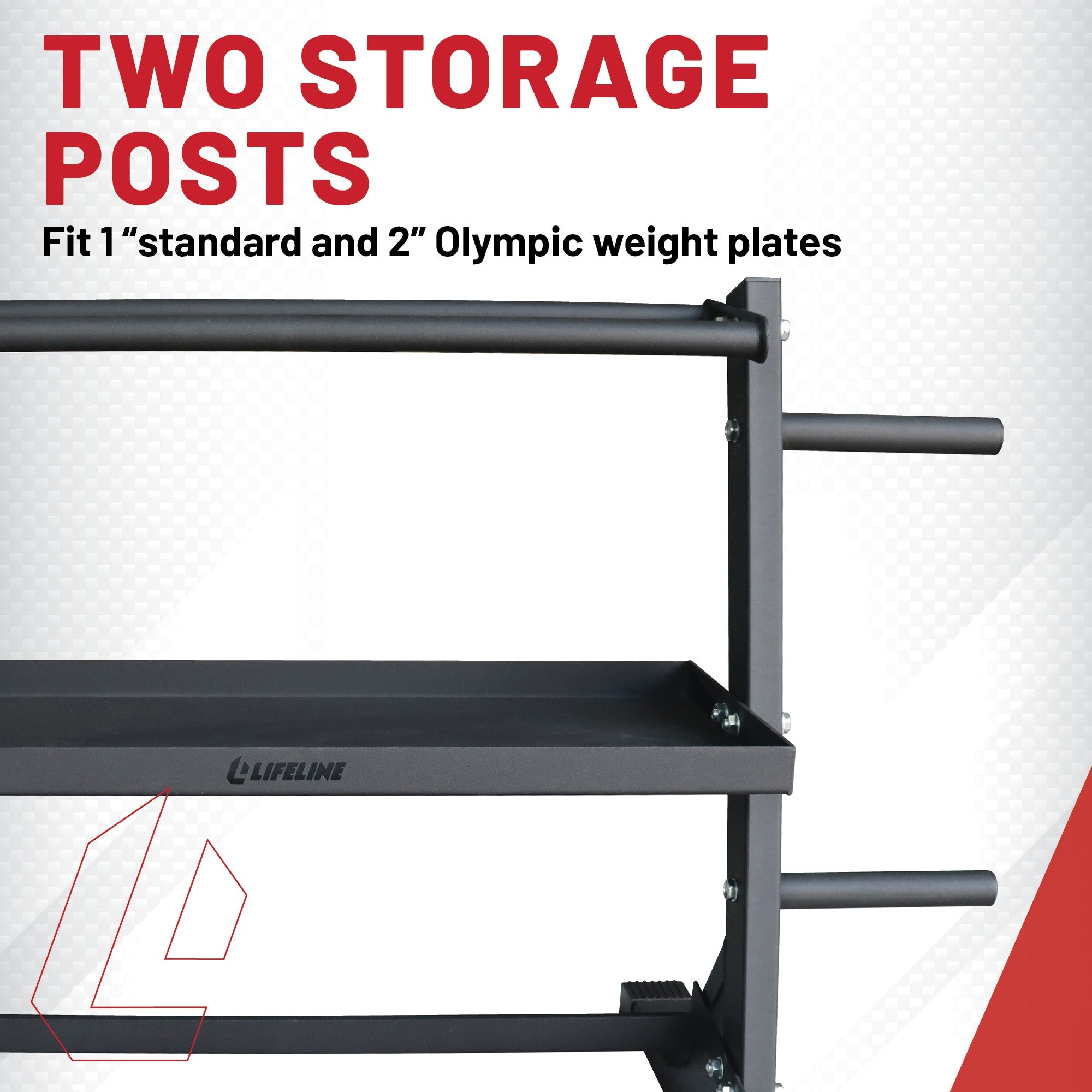 Fitness Storage Rack 3-Tier