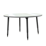 Adapte 48" Round Dry-Erase Activity Table with Adjustable Tapered Legs - Whiteboard/North Sea