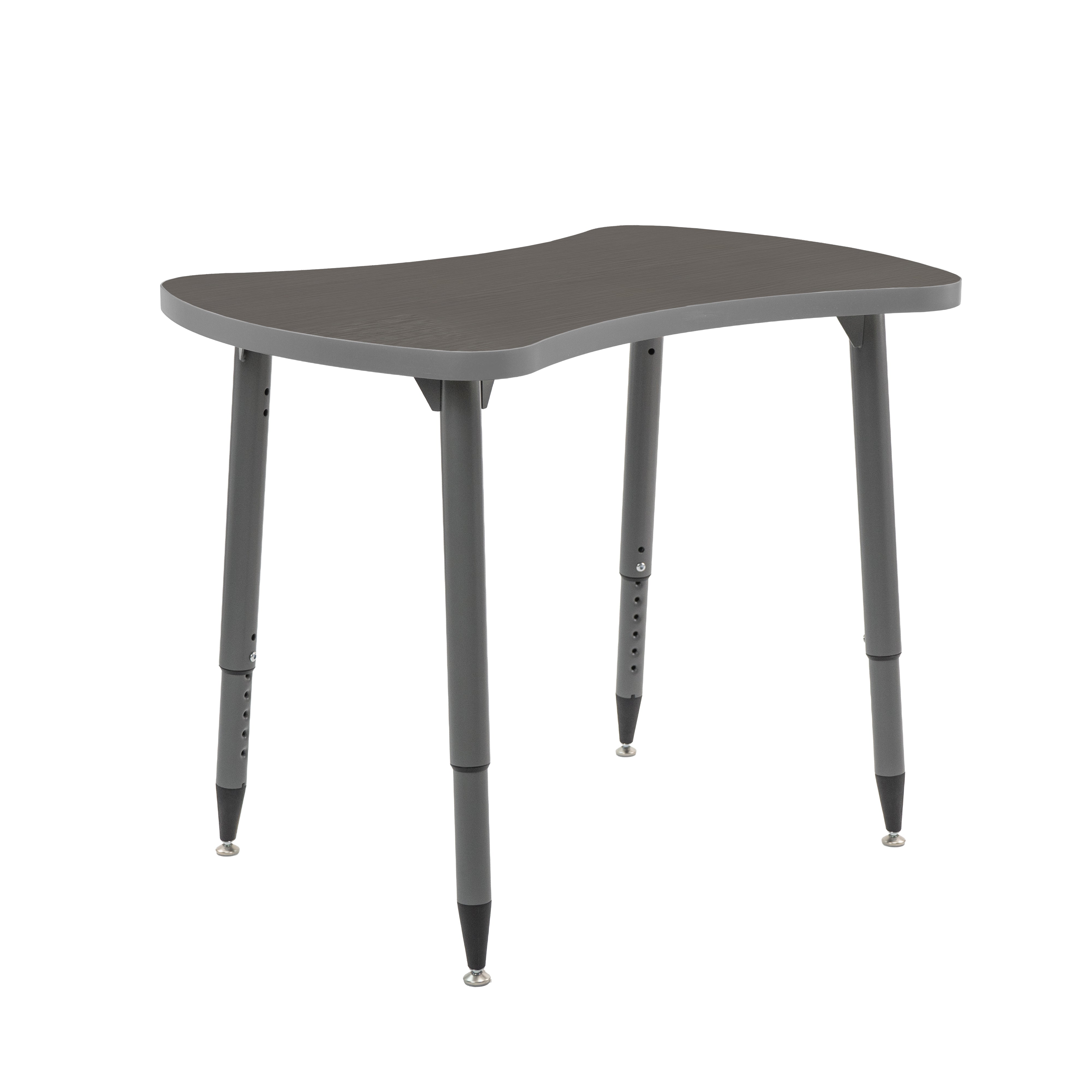 Adapte 25" x 37" Bowtie Thermofused Activity Table with Adjustable Tapered Legs - Cosmic Strandz/North Sea