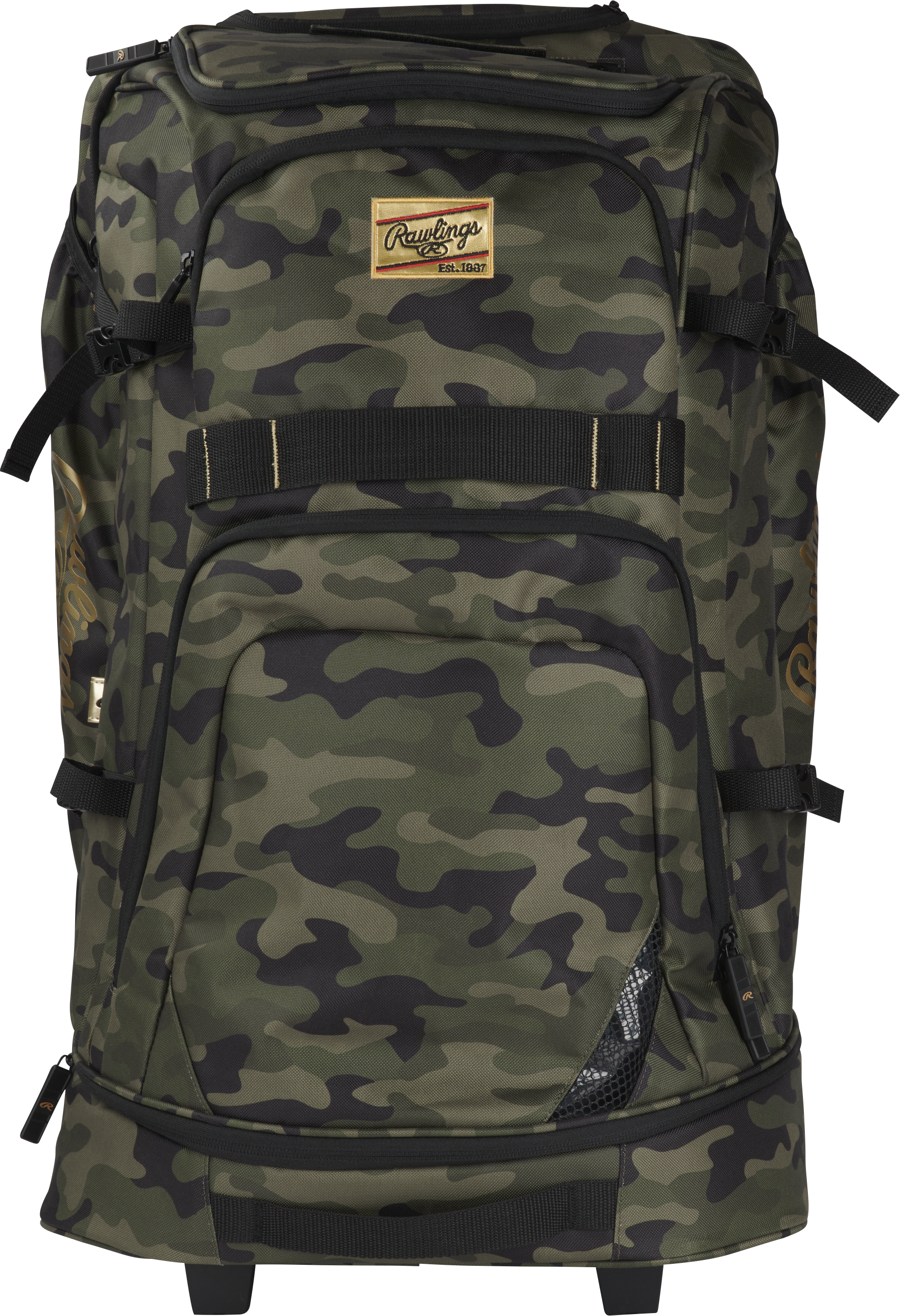 Rawlings Gold Collection Wheeled Bag - Military Green Camo