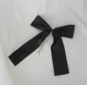 16 IN BLACK NYLON MOURNING BOW