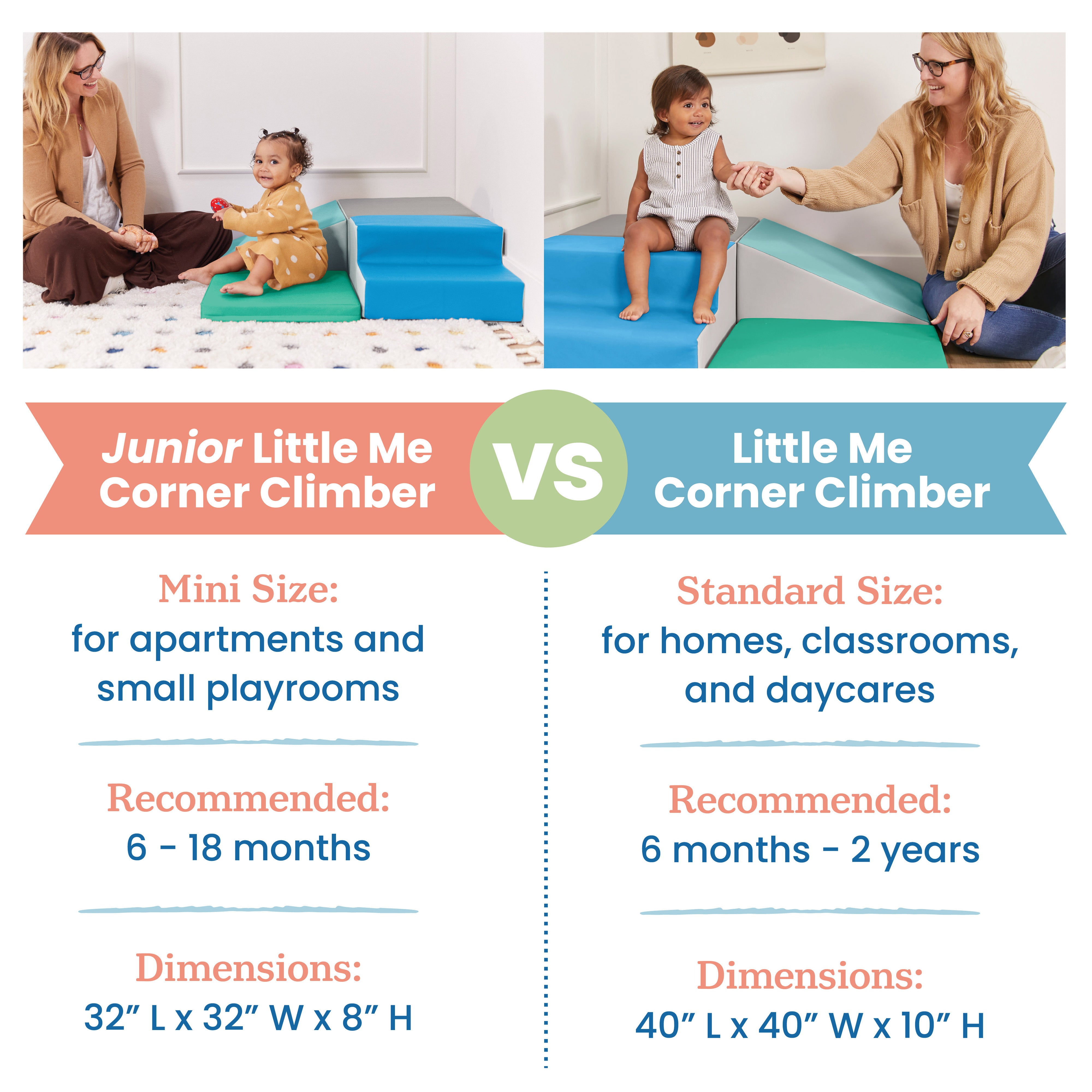 SoftZone Junior Little Me Corner Climber - Contemporary