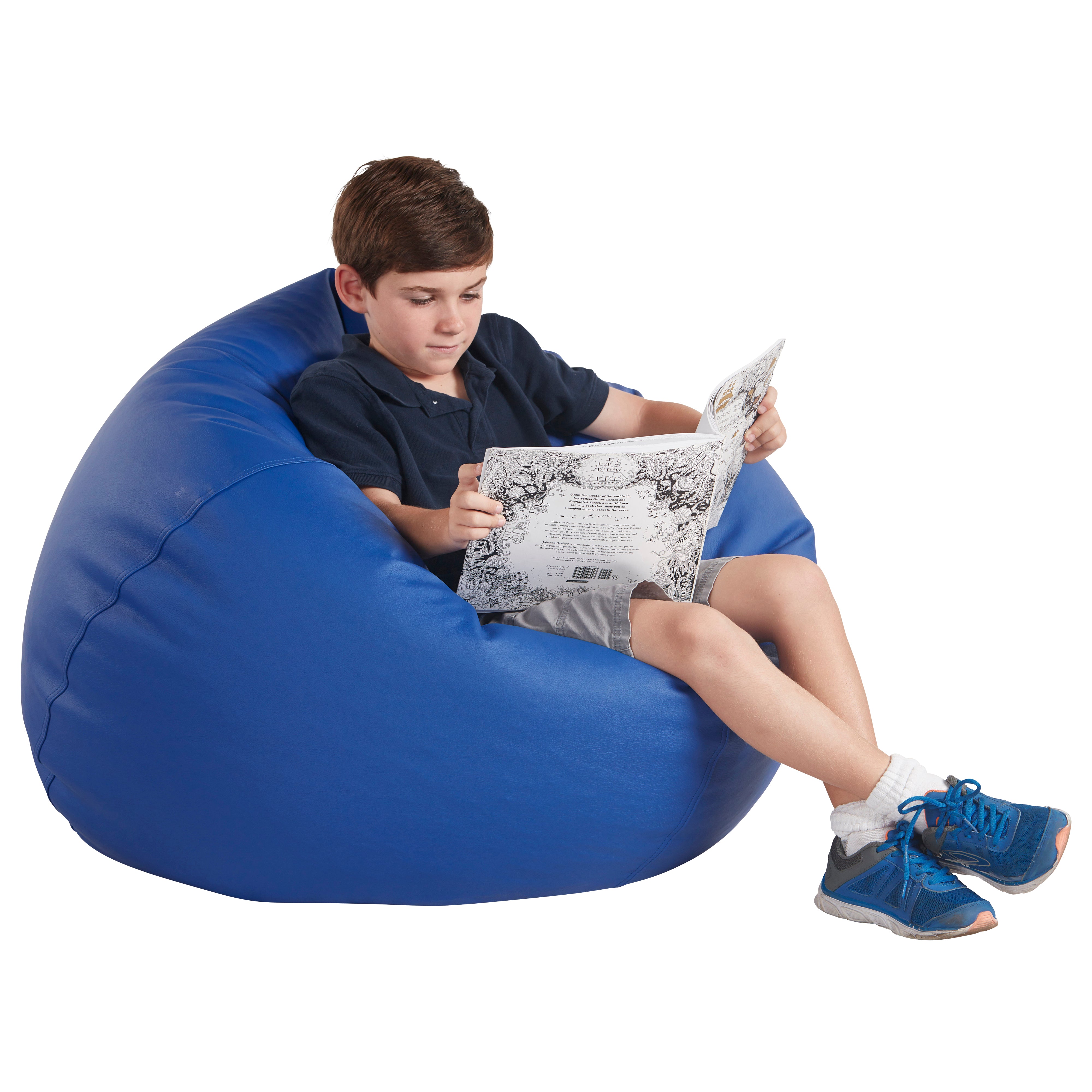 SoftScape Classic 35" Standard Bean Bag - Blue