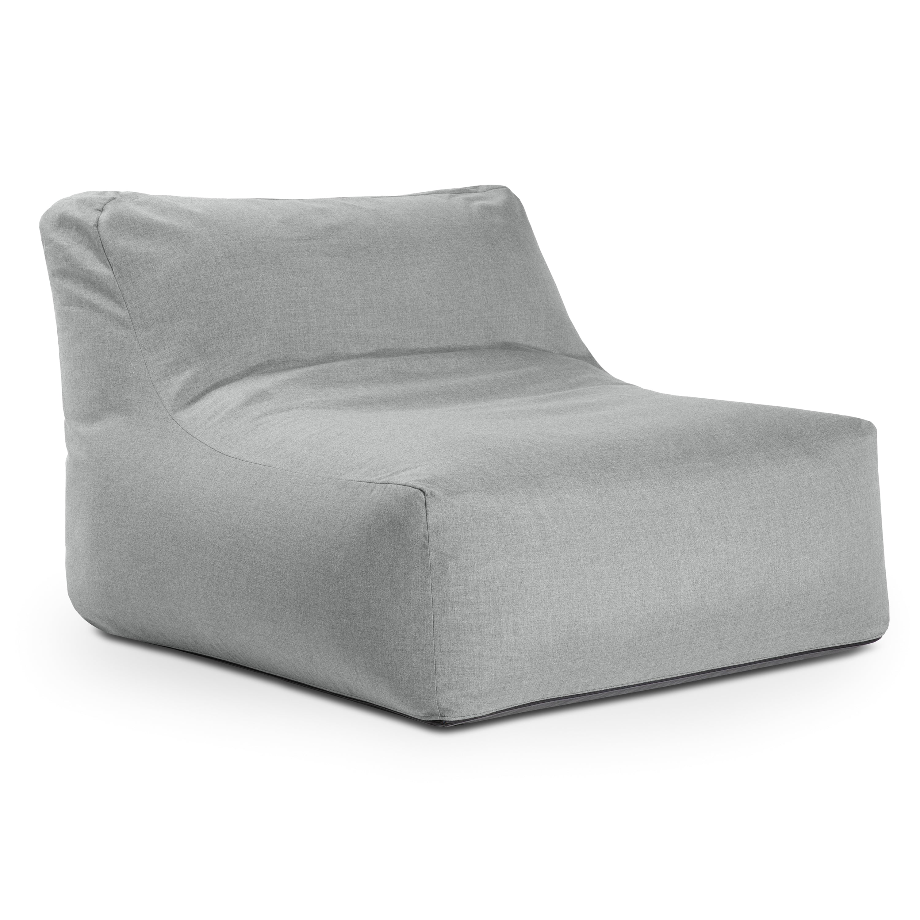 Coza Outdoor Chair - Large Bean Bag Lounge Chair for Poolside & Patio Lounging - Sunbrella, Granite