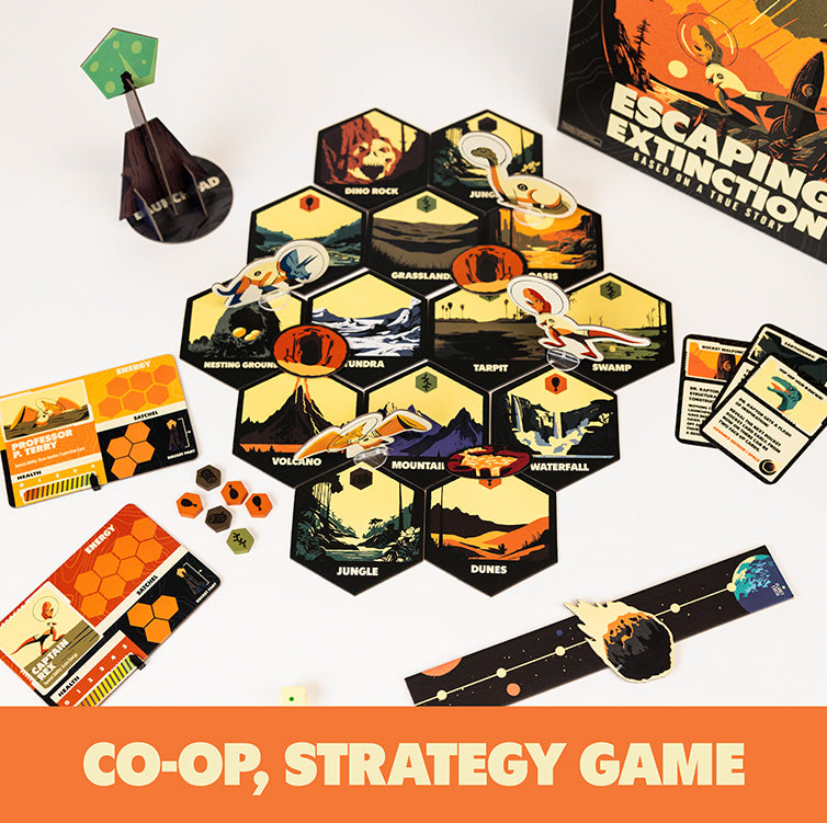 Spin Master Games, SolidRoots Escaping Extinction, Cooperative Strategy Board Game from the Makers of Mind The Gap, for Kids & Family, 1-4 Players, for Ages 12 & Up